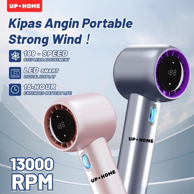 UPHOME Mini Kipas Angin Portable Turbo 199 Gear