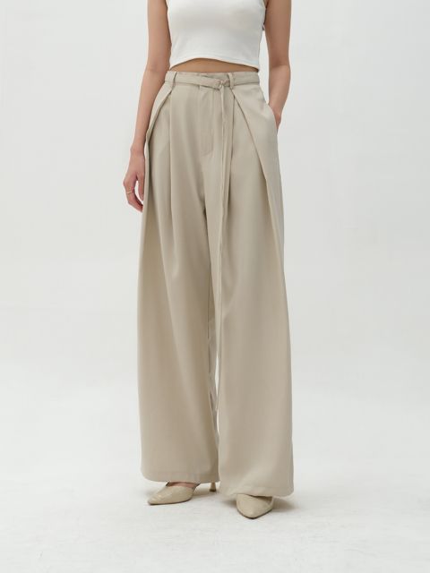 HULM North Pleated Pants High Waist
