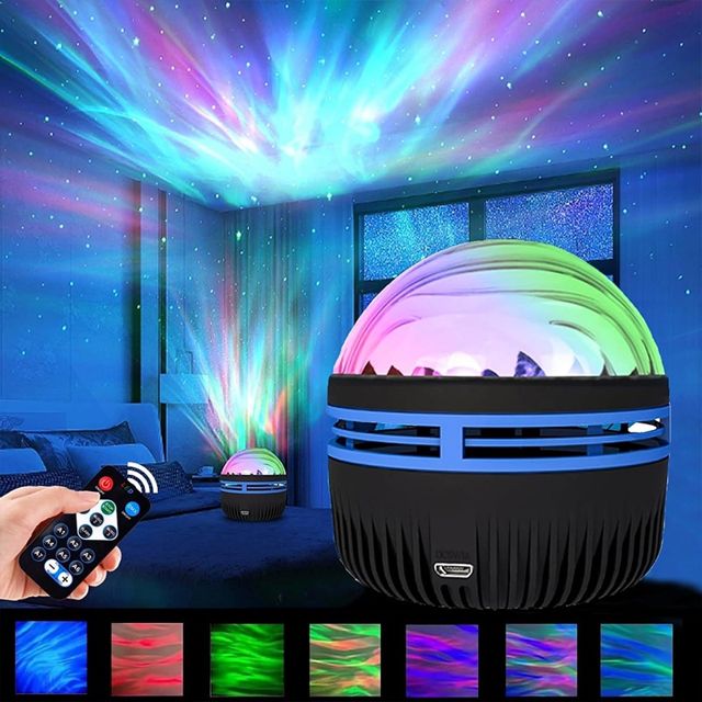Lampu Aurora Proyektor Galaxy RGB Remote