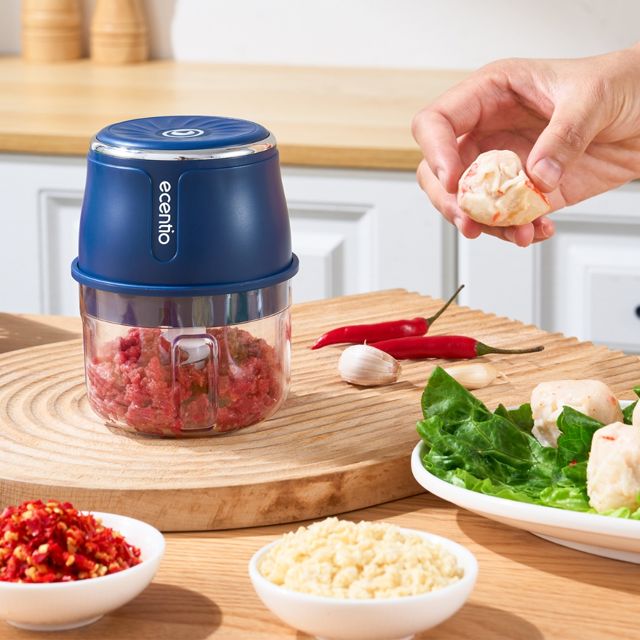 ecentio Mini Chopper 250ML 6 Pisau