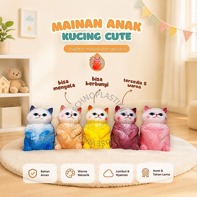 Mainan Kucing LED TONGXIN 5 Warna