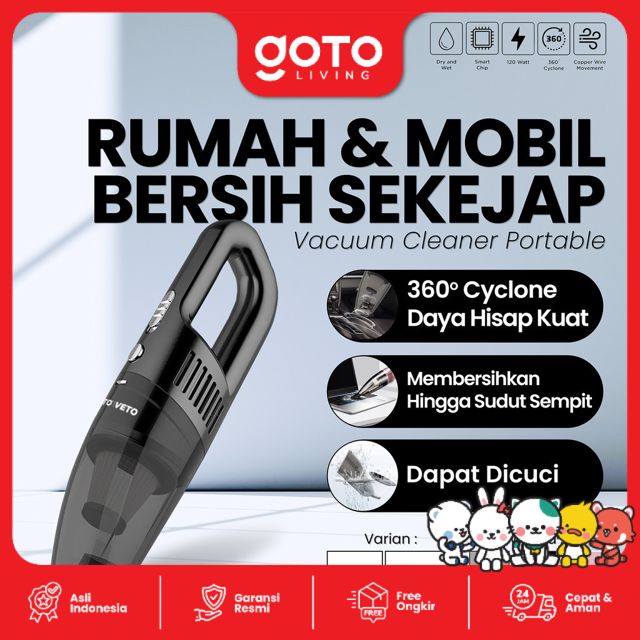 Goto Veto Vacuum Cleaner Portable