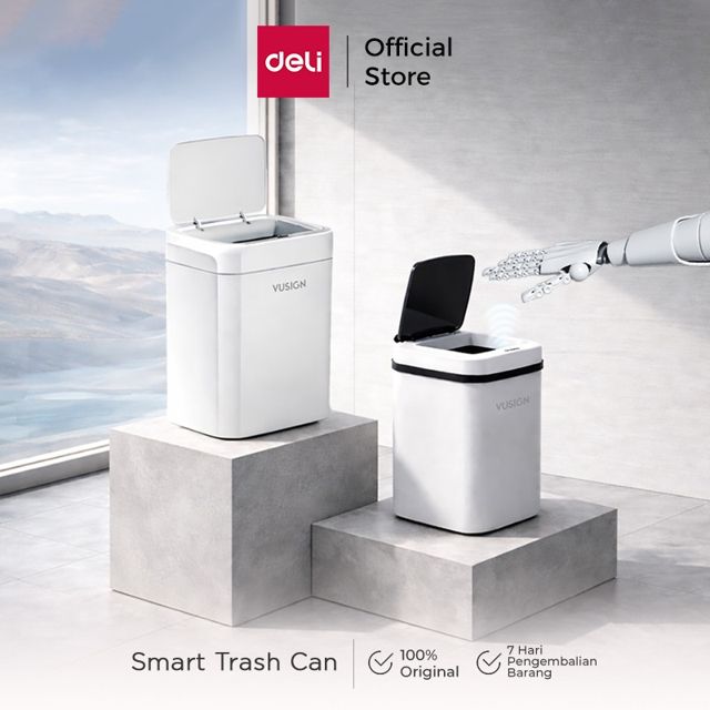 Deli Tempat Sampah Sensor Otomatis