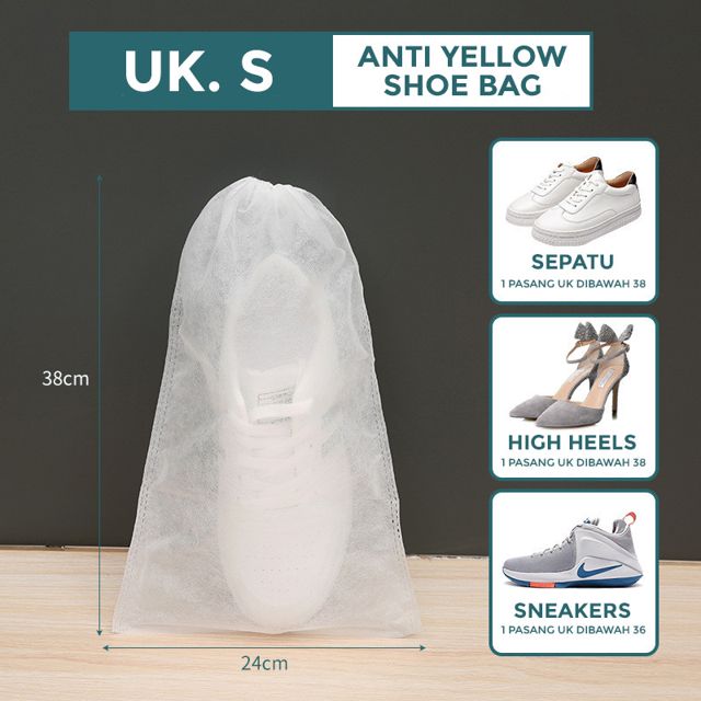 UNIQSOO Tas Serut Sepatu Anti Kuning Pouch Travel Multifungsi XY089