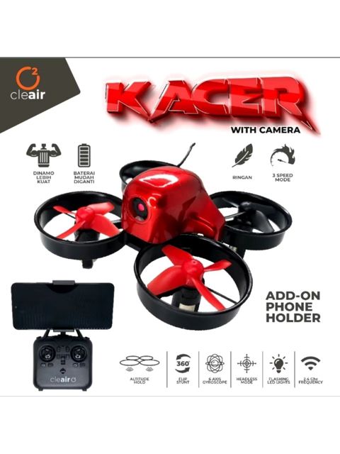 Drone Remote Control CLEAIR KACER O2 Camera & Non Camera