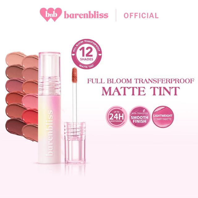 barenbliss Korean Bloomatte Full Bloom Transferproof Matte Tint