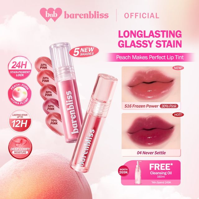 BNB barenbliss Peach Makes Perfect Lip Tint 3ml - 5 NEW SHADES