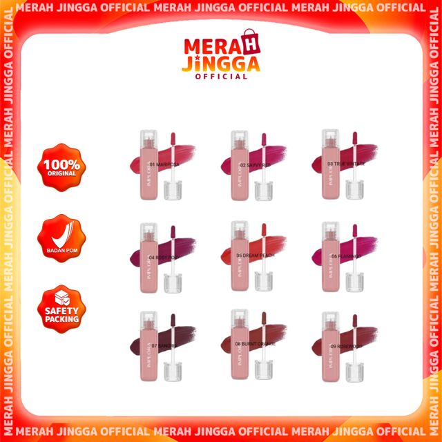Implora Jelly Tint - LipTint (Merah Jingga Official)