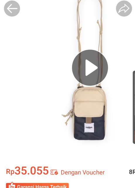 LOOK BACK Sling Phone CHESY - Tas Selempang - Slingbag - Hanging Wallet Kartu Hp