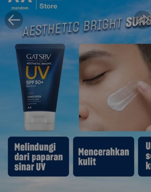 GATSBY Aesthetic Bright Sunscreen 40ml