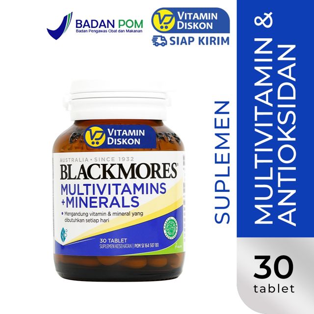 Blackmores Multivitamins Plus Minerals BPOM 30 Tab
