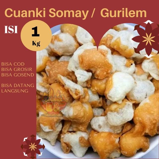 Cuanki somay mini 1 KG gurilem batagor mini topping seblak